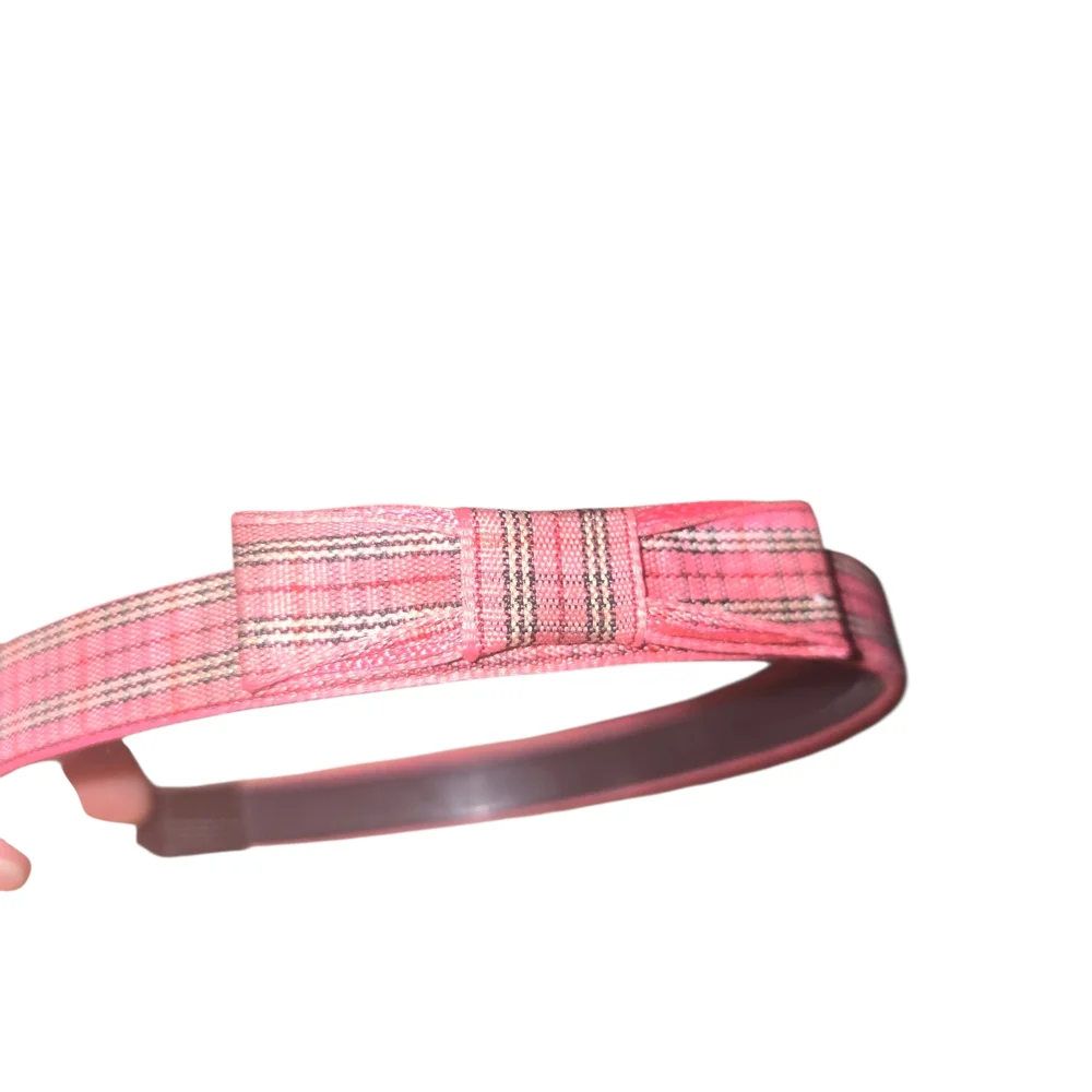 Pink‎ Plaid Headband